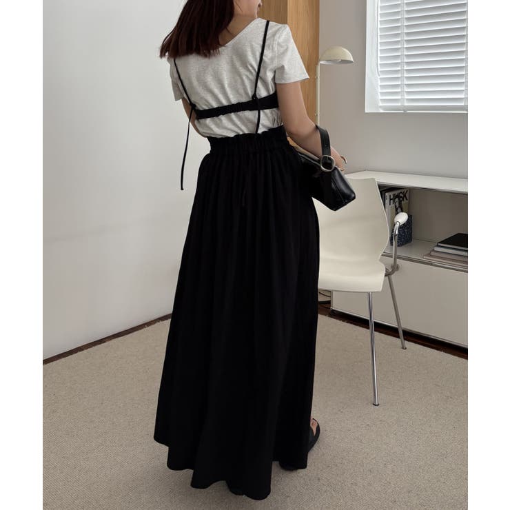 CAPRICIEUX LE'MAGE】ビスチェSETアシメT[品番：PALW0005739