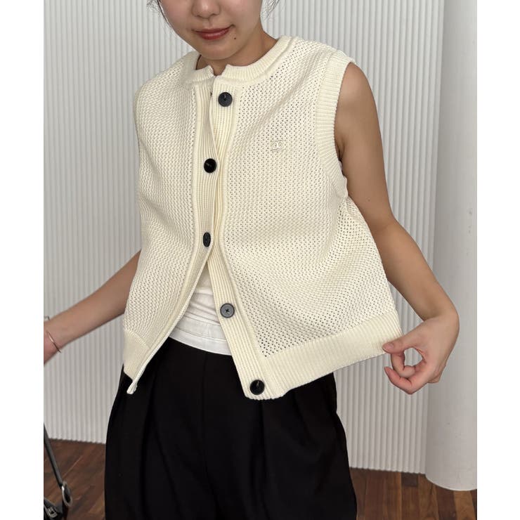 CAPRICIEUX LE'MAGE】メッシュBOXベスト[品番：PALW0005590