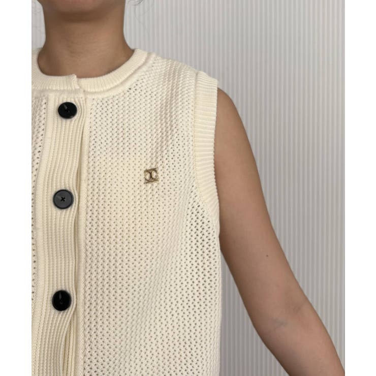 CAPRICIEUX LE'MAGE】メッシュBOXベスト[品番：PALW0005590