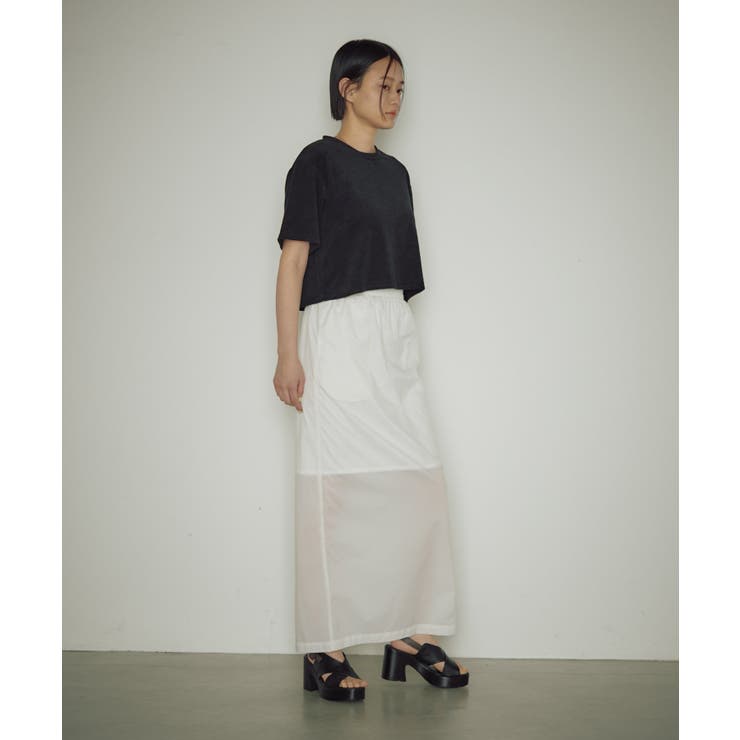 earthy_】シアーナイロンタイトスカート[品番：PALW0005660]｜PAL