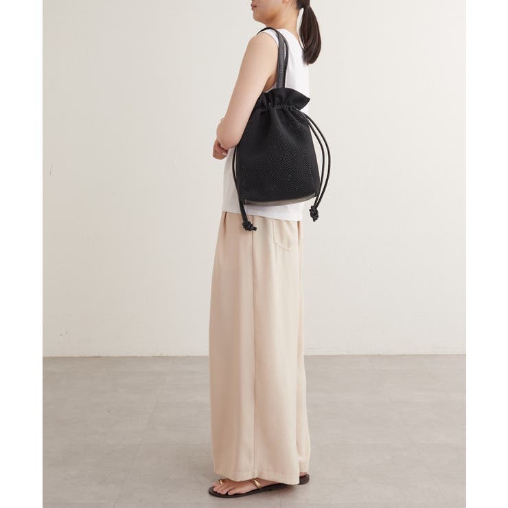 メッシュ巾着型バッグ グランターブル 新品未使用 メッシュ巾着型バッグ グランターブル 新品未使用