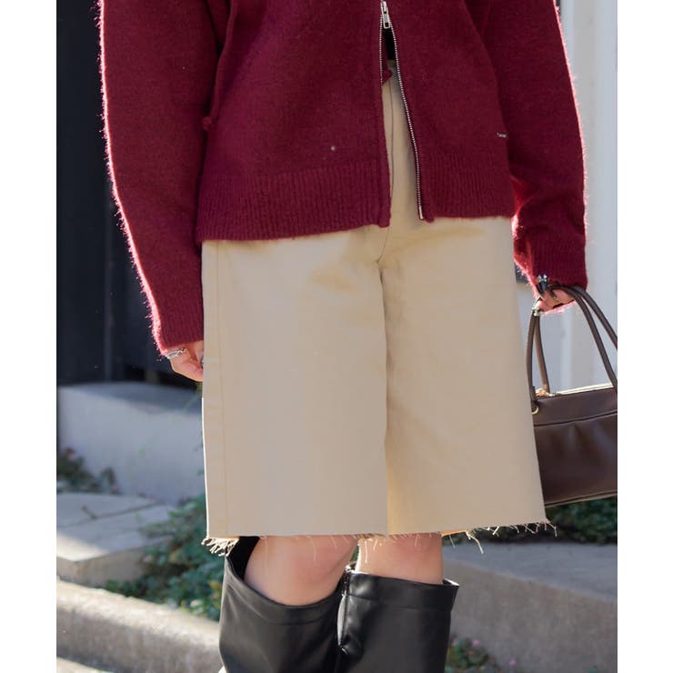 BEI | 【RAY CASSIN】ベルト付ハーフルーズデニムPT | PAL GROUP OUTLET