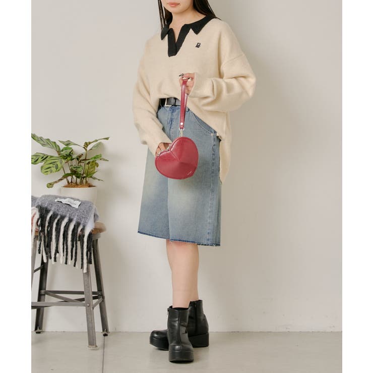 【RAY CASSIN】ベルト付ハーフルーズデニムPT | PAL GROUP OUTLET | 詳細画像14 