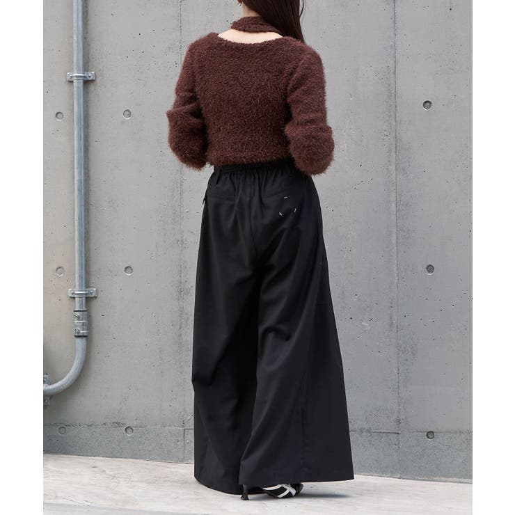 【RAY CASSIN】ステッチ入りベルト付きワイドタックスラックスPT | PAL GROUP OUTLET | 詳細画像19 