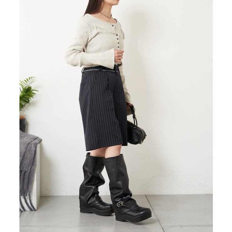 【RAY CASSIN】ハーフルーズトラウザーPT | PAL GROUP OUTLET | 詳細画像12 