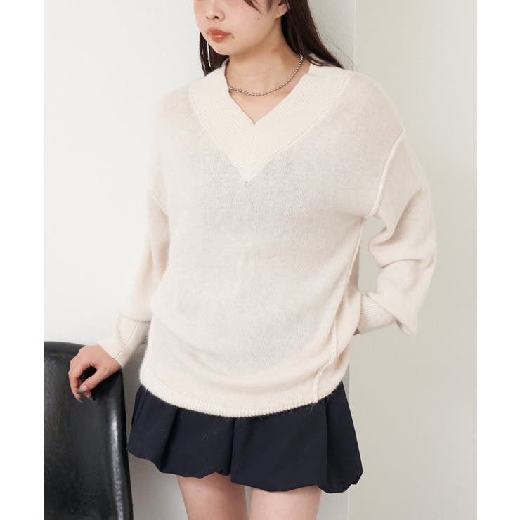 IVO | 【RAY CASSIN】アンゴラVネックニット | PAL GROUP OUTLET