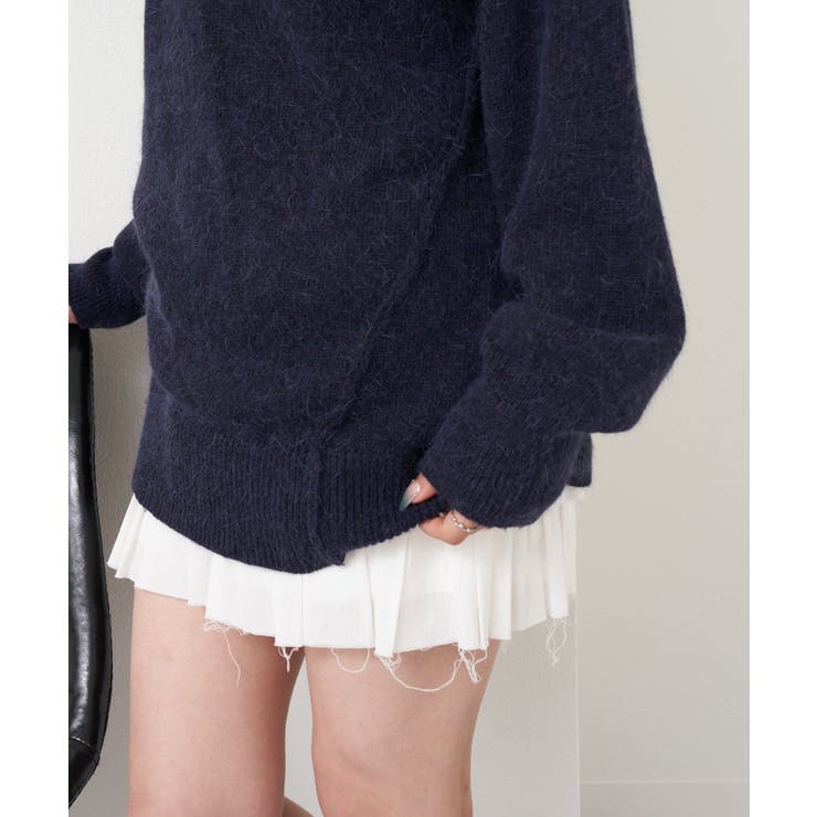 【RAY CASSIN】アンゴラVネックニット | PAL GROUP OUTLET | 詳細画像23