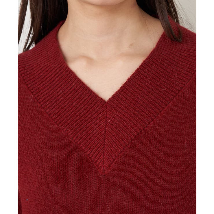 【RAY CASSIN】アンゴラVネックニット | PAL GROUP OUTLET | 詳細画像36