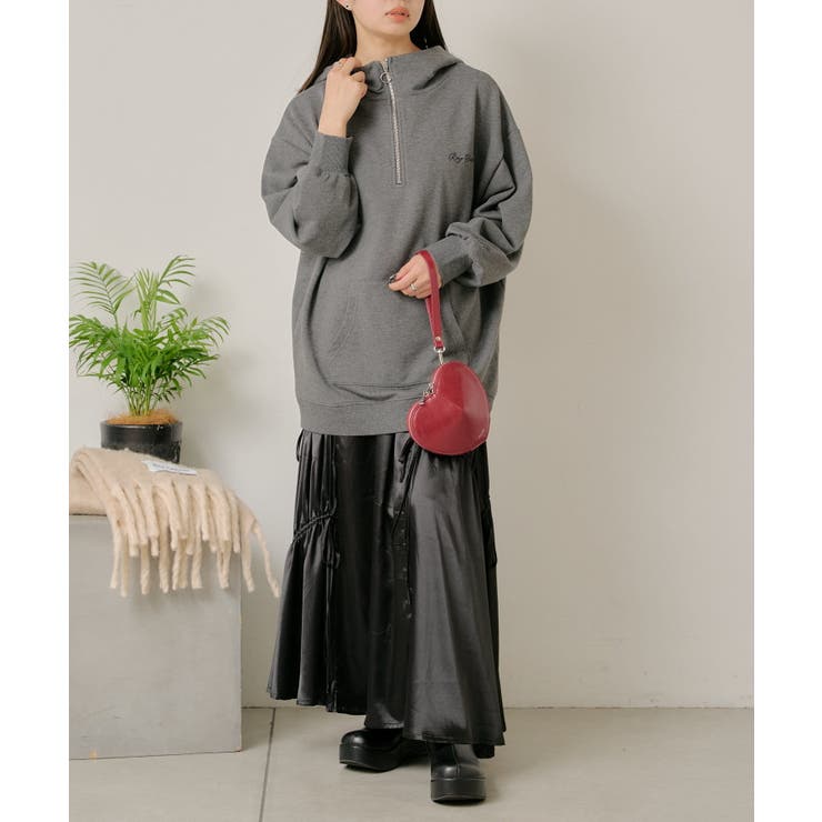 【RAY CASSIN】ハーフZIPフードチュニック | PAL GROUP OUTLET | 詳細画像9 