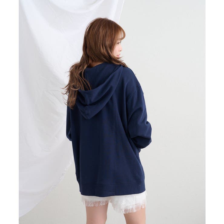 【RAY CASSIN】ハーフZIPフードチュニック | PAL GROUP OUTLET | 詳細画像15 