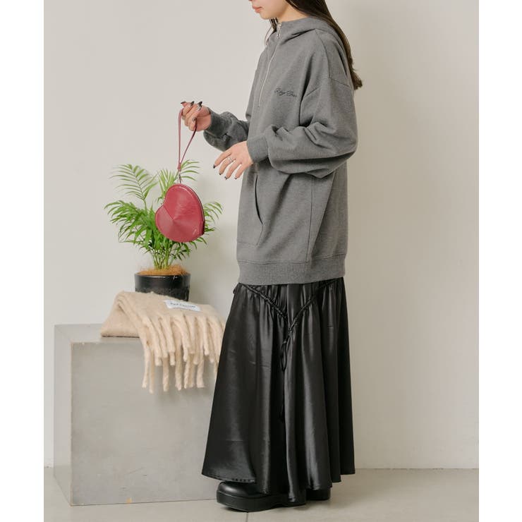 【RAY CASSIN】ハーフZIPフードチュニック | PAL GROUP OUTLET | 詳細画像8 