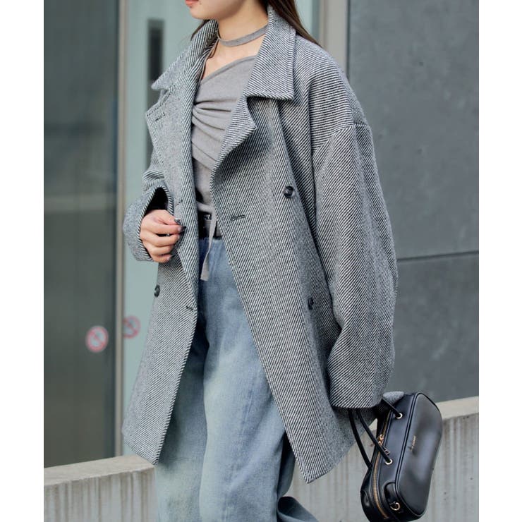 Ray Cassin ミドル丈シャギーコート　新品未使用品 RAY CASSIN】ミドル丈スタンドPコート[品番：PALW0005817]｜PAL