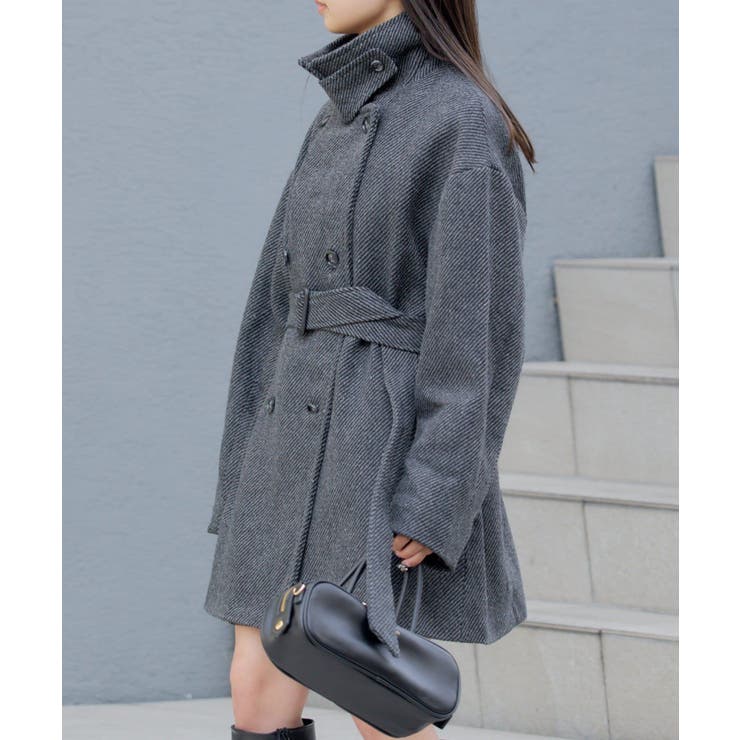 Ray Cassin ミドル丈シャギーコート　新品未使用品 RAY CASSIN】ミドル丈スタンドPコート[品番：PALW0005817]｜PAL