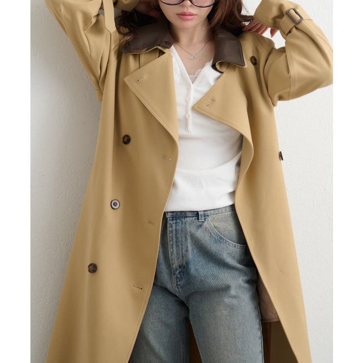J.CREW クロップド トレンチコート US6 ストライプカフス VOGUE SHIPS｜<撥水加工>ドロスト ショート トレンチ コート | Rakuten