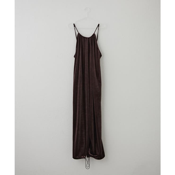 【earthy_】ベロアキャミサロペット | PAL GROUP OUTLET | 詳細画像6