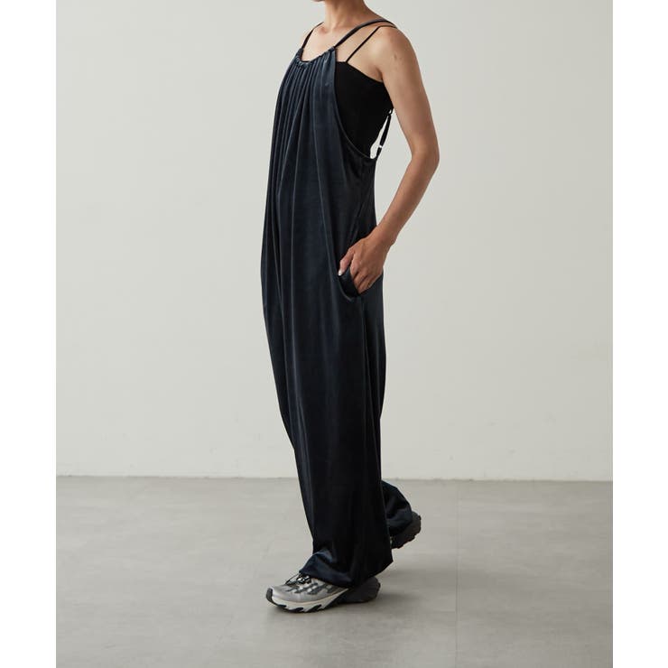 【earthy_】ベロアキャミサロペット | PAL GROUP OUTLET | 詳細画像15