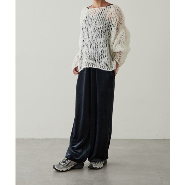 【earthy_】ベロアキャミサロペット | PAL GROUP OUTLET | 詳細画像8