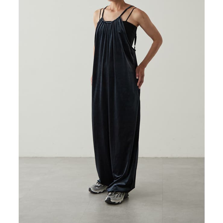 【earthy_】ベロアキャミサロペット | PAL GROUP OUTLET | 詳細画像13