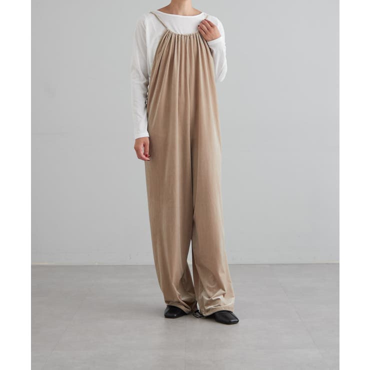 【earthy_】ベロアキャミサロペット | PAL GROUP OUTLET | 詳細画像22