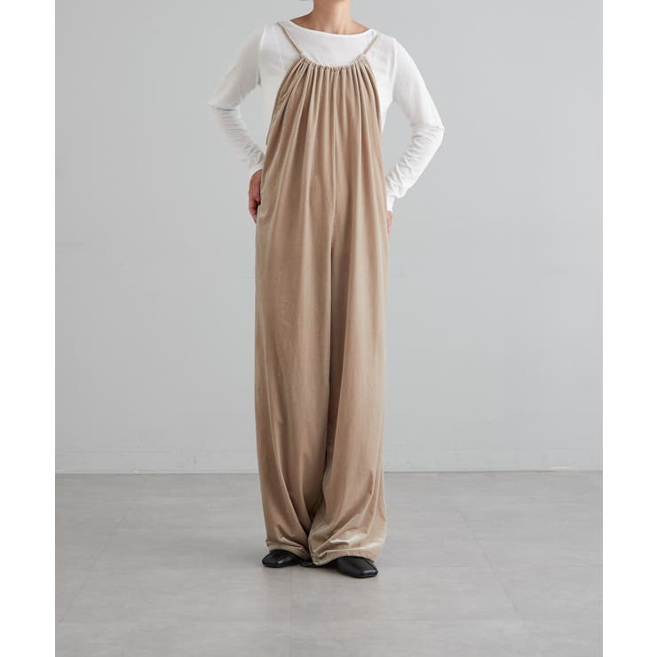 【earthy_】ベロアキャミサロペット | PAL GROUP OUTLET | 詳細画像23