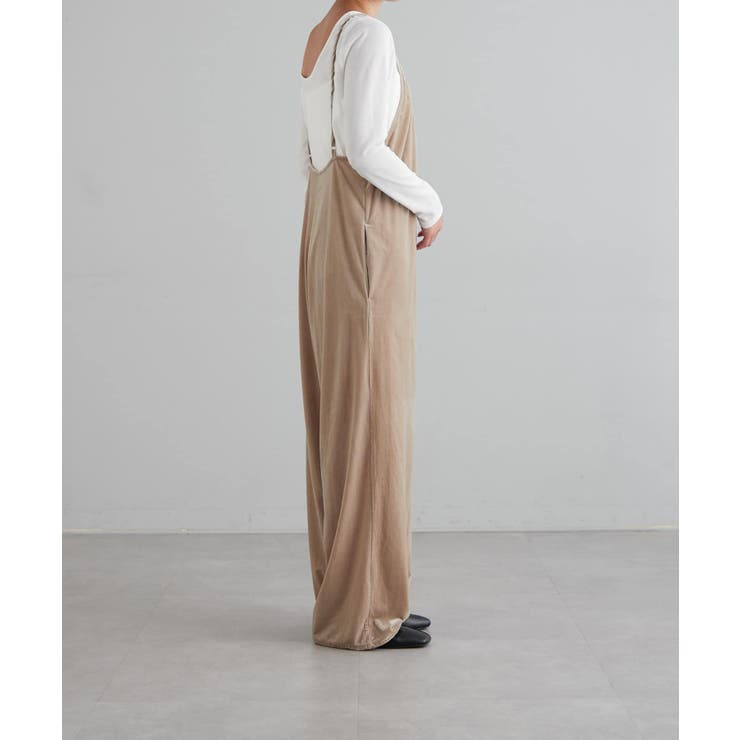 【earthy_】ベロアキャミサロペット | PAL GROUP OUTLET | 詳細画像24