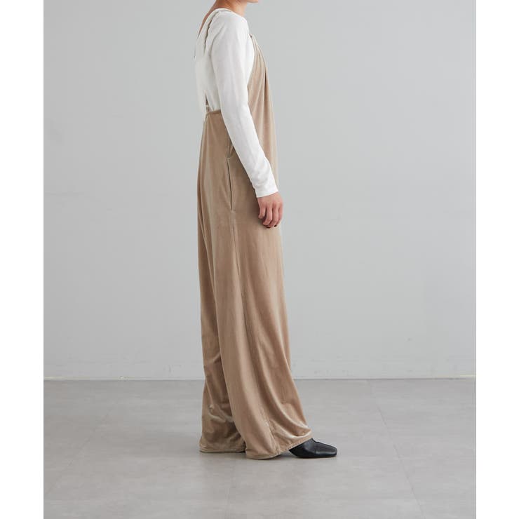 【earthy_】ベロアキャミサロペット | PAL GROUP OUTLET | 詳細画像25