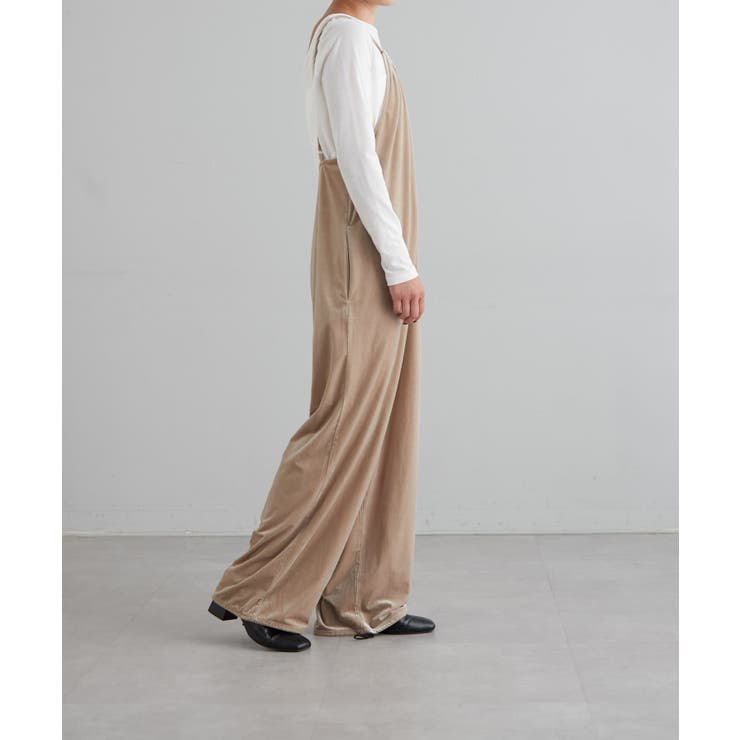 【earthy_】ベロアキャミサロペット | PAL GROUP OUTLET | 詳細画像26