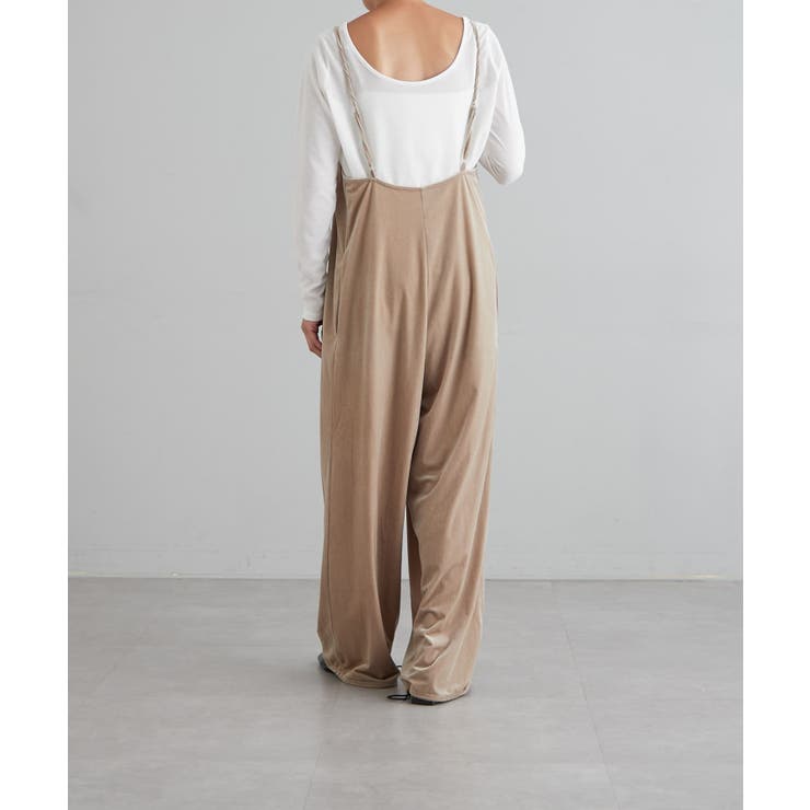 【earthy_】ベロアキャミサロペット | PAL GROUP OUTLET | 詳細画像27