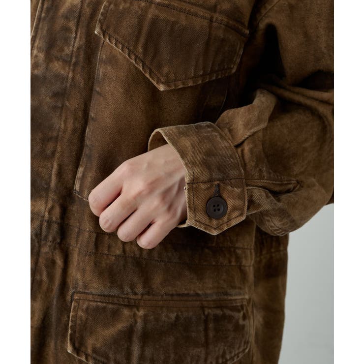 Loungedress】【ainode】hinaseレザーライクブルゾン[品番