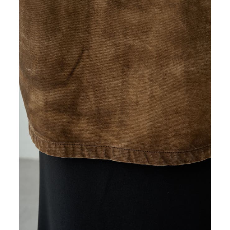 Loungedress】【ainode】hinaseレザーライクブルゾン[品番