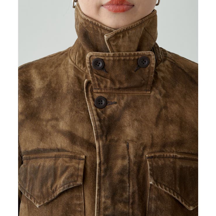 Loungedress】【ainode】hinaseレザーライクブルゾン[品番