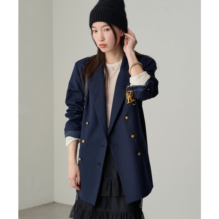 【DOLCE＆GABBANA】DGボタン付き ダブルブレスト ウール コート ダブルボタン コート | レディースファッション通販のグレイル