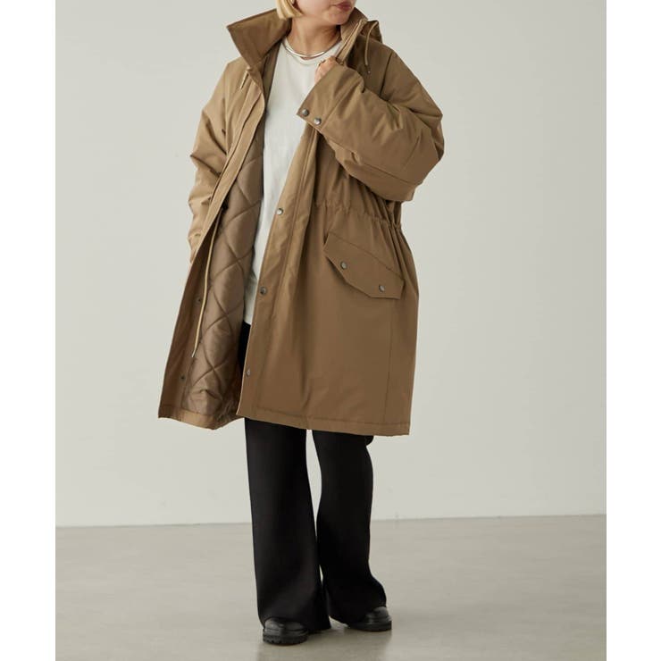 【earthy_】キーピング中綿コート | PAL GROUP OUTLET | 詳細画像21 