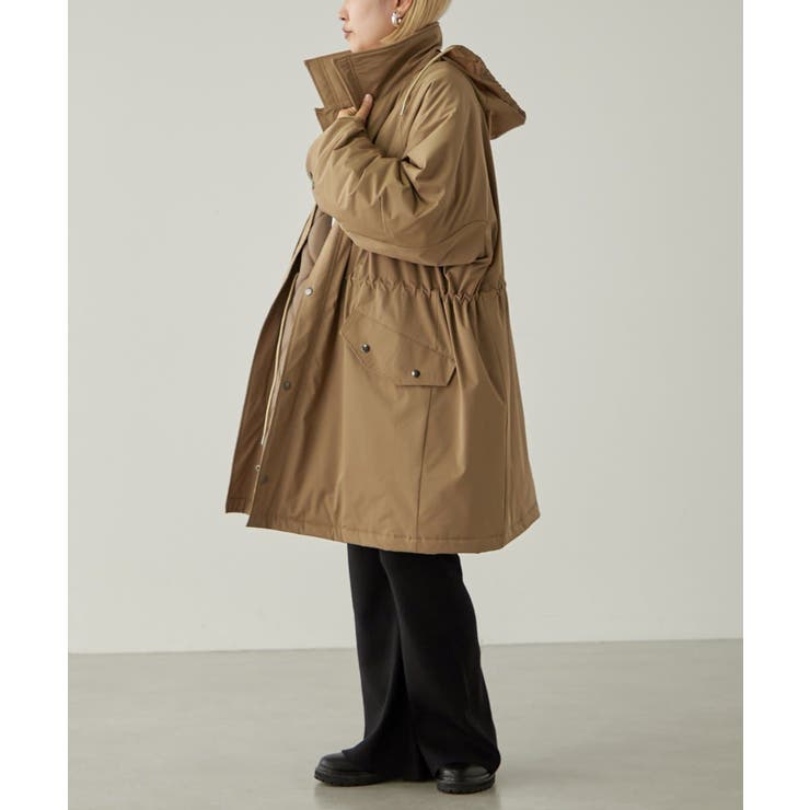 【earthy_】キーピング中綿コート | PAL GROUP OUTLET | 詳細画像23 