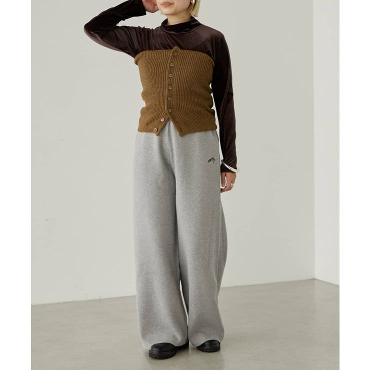 【earthy_】ラメニットベアトップ | PAL GROUP OUTLET | 詳細画像1 