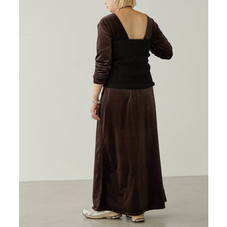 【earthy_】ラメニットベアトップ | PAL GROUP OUTLET | 詳細画像30 