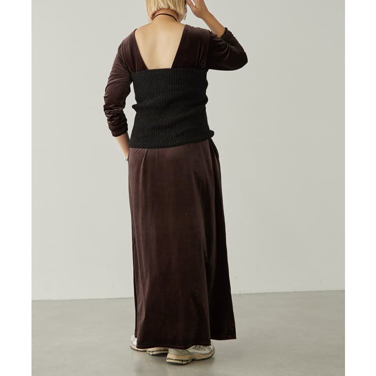 【earthy_】ラメニットベアトップ | PAL GROUP OUTLET | 詳細画像25 