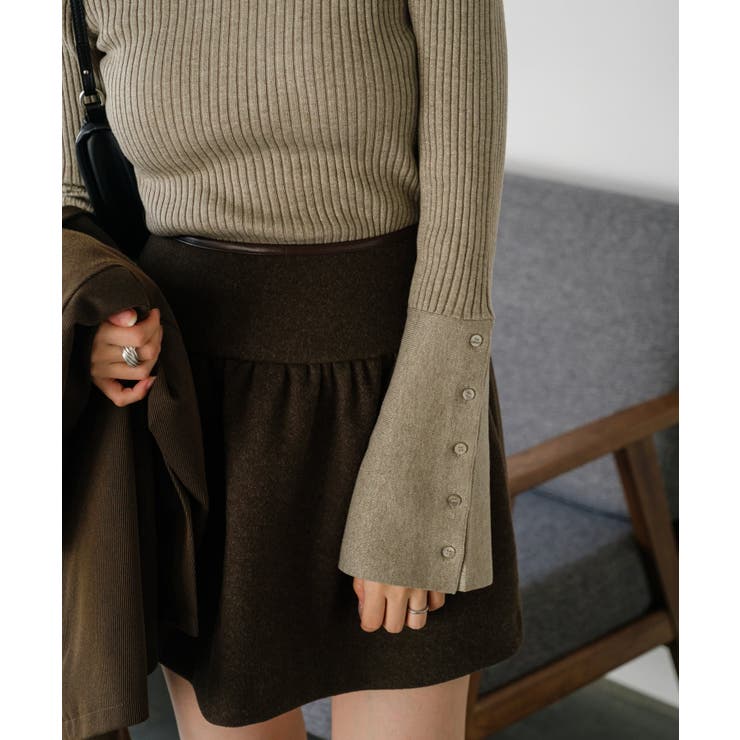 【Kastane】パイピングミニスカート | PAL GROUP OUTLET | 詳細画像1 