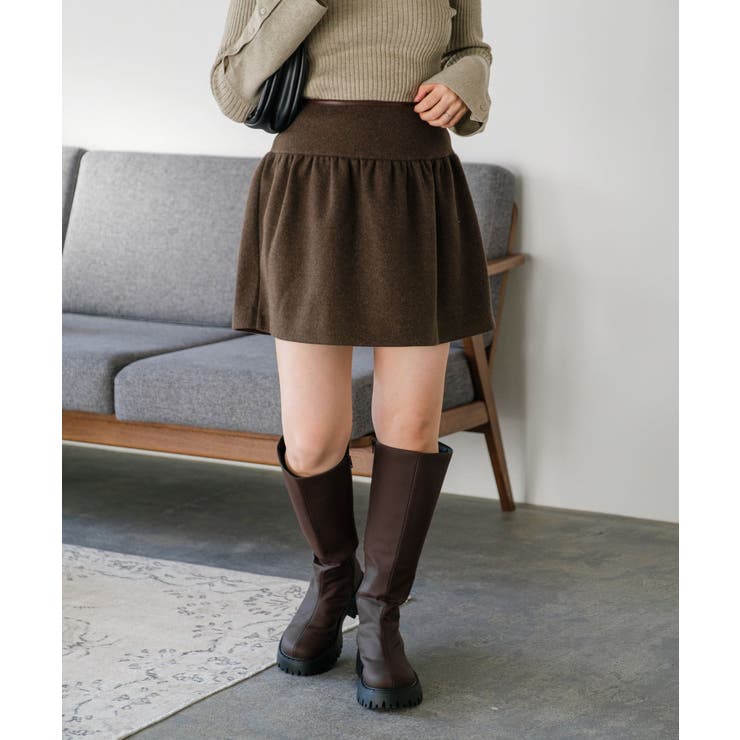 【Kastane】パイピングミニスカート | PAL GROUP OUTLET | 詳細画像3 