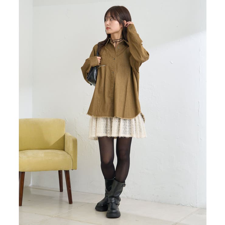 kastane 【軽羽織】ビッグデニムシャツ Kastane】ビッグデニムシャツ[品番：PALW0005899]｜PAL GROUP