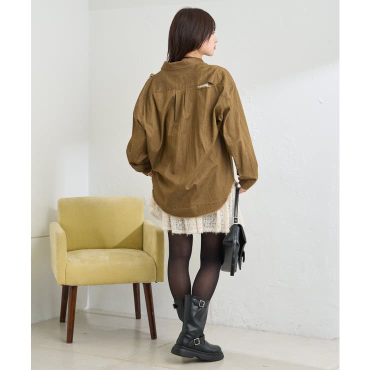 kastane 【軽羽織】ビッグデニムシャツ PAL GROUP OUTLET｜【Kastane】ビッグデニムシャツ | Rakuten