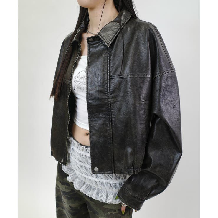 WHO’S WHO gallery【UNISEX】ヴィンテージライクブルゾン WHO'S WHO gallery ブルゾン アウター 「UNISEX/サイズ展開あり