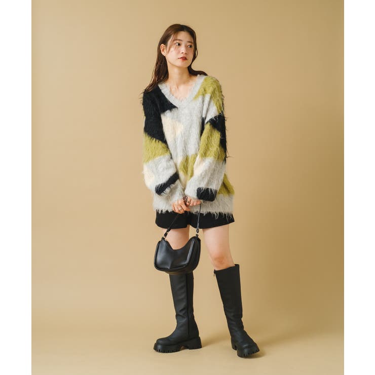 【Kastane】シャギー柄編みニット | PAL GROUP OUTLET | 詳細画像5 