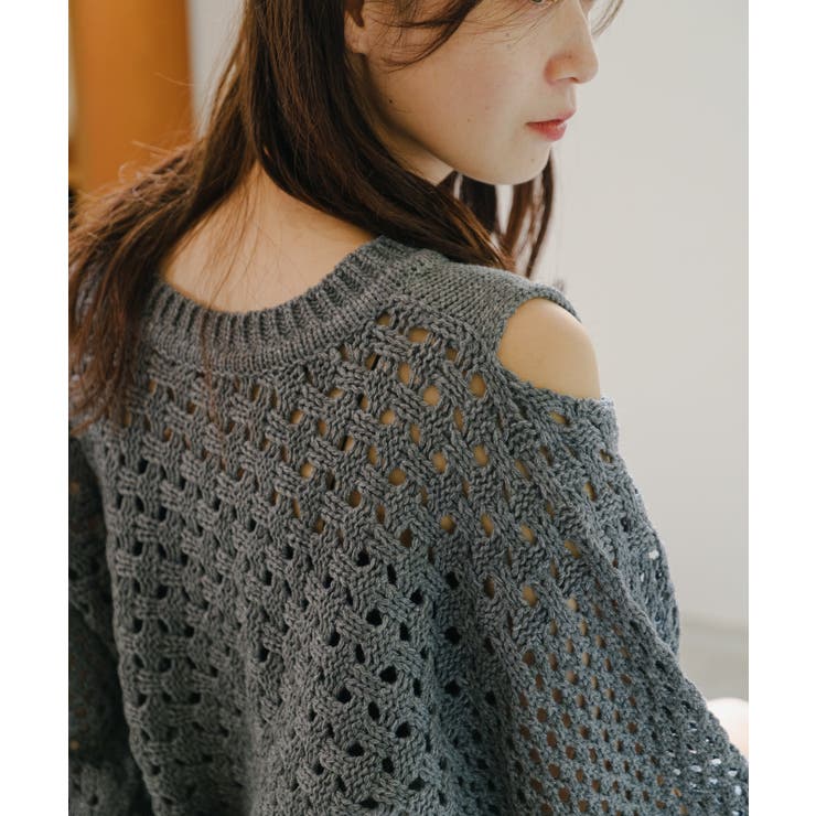 【Kastane】limitedウエストリボンスリットニット | PAL GROUP OUTLET | 詳細画像1 