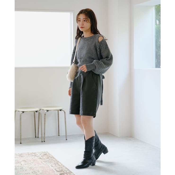 【Kastane】limitedウエストリボンスリットニット | PAL GROUP OUTLET | 詳細画像6 