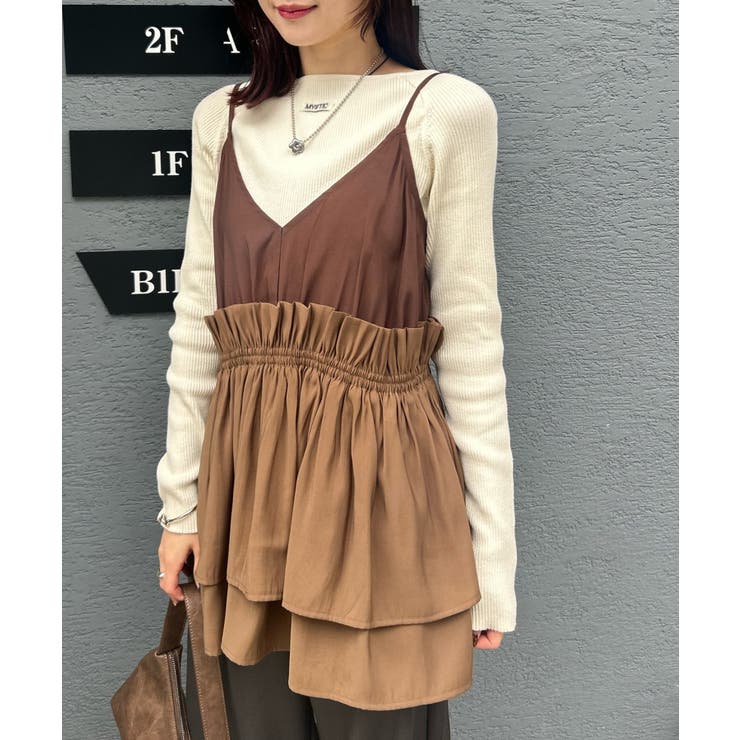 【mystic】ティアードキャミソール | PAL GROUP OUTLET | 詳細画像2 