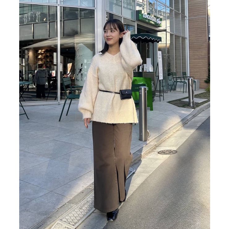 【mystic】モヘアライクベルトポーチ付きニット | PAL GROUP OUTLET | 詳細画像1 