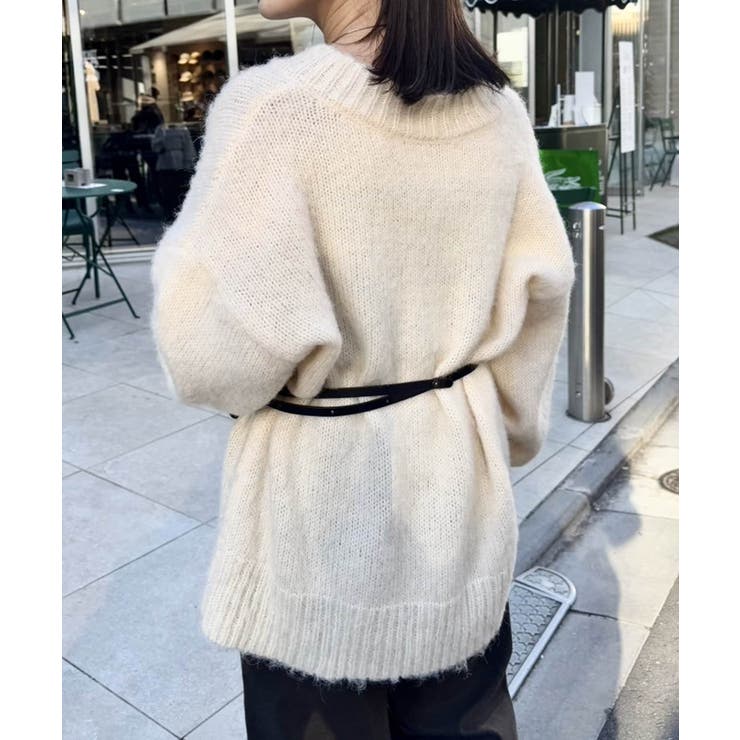 【mystic】モヘアライクベルトポーチ付きニット | PAL GROUP OUTLET | 詳細画像4 