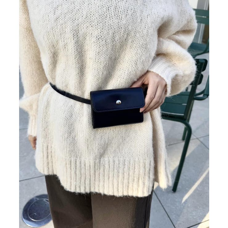 【mystic】モヘアライクベルトポーチ付きニット | PAL GROUP OUTLET | 詳細画像6 