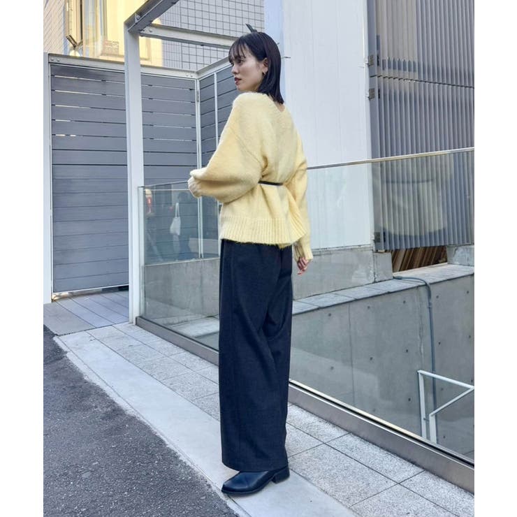 【mystic】モヘアライクベルトポーチ付きニット | PAL GROUP OUTLET | 詳細画像24 